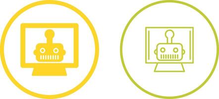 Artificial Bot Vector Icon
