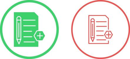 Medical Documents Vector Icon