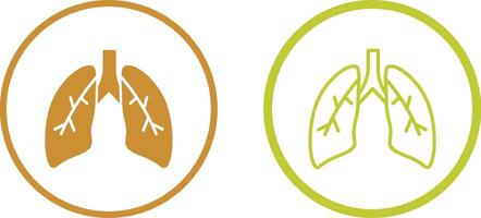Lungs Vector Icon