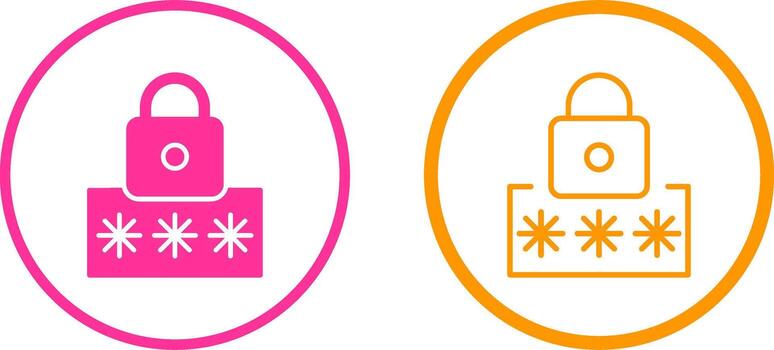 Pin Code Vector Icon