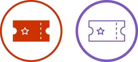 Ticket Vector Icon