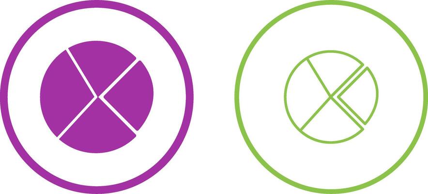 Pie Chart Vector Icon
