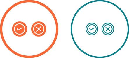 Yes No Option Vector Icon