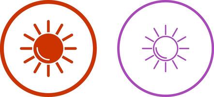 Sun Vector Icon