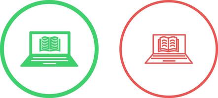 Online Books Vector Icon