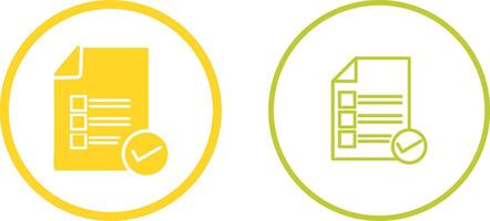 Valid Document Vector Icon