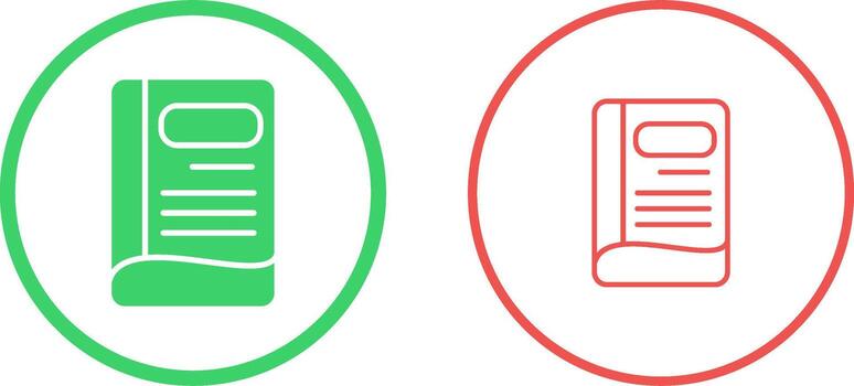 Notebook Vector Icon