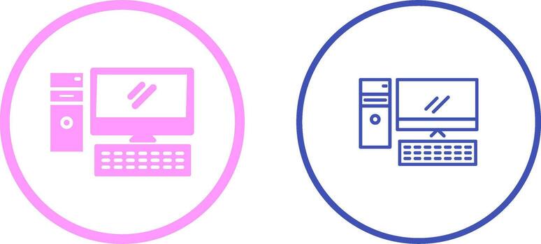 Computer Vector Icon