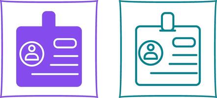 Identification Vector Icon