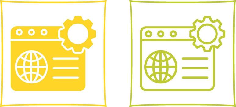 icono de vector de optimización web