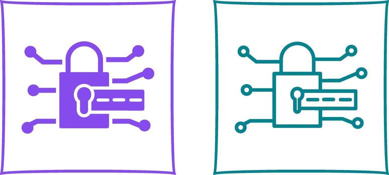 icono de vector de bloqueo de contraseña