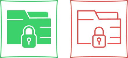 Secure Folder Vector Icon