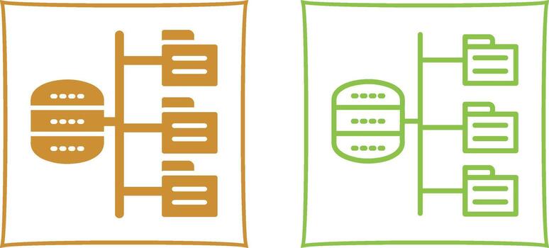 Data Structure Vector Icon