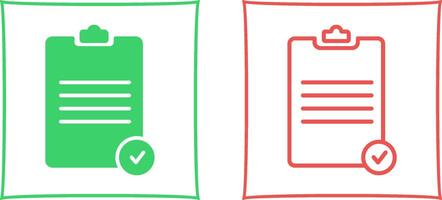 Registered Document Vector Icon