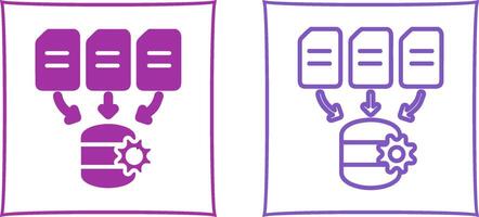 Data Processing Vector Icon