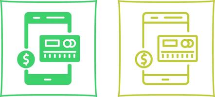 Mobile Banking Vector Icon