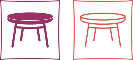 Small Table Vector Icon