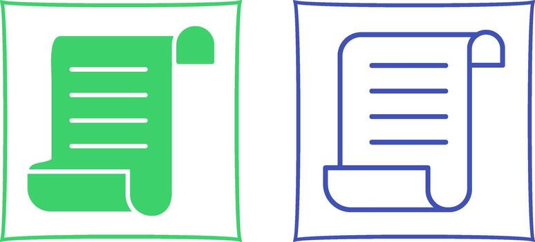 Scroll Vector Icon