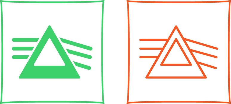 Refraction Vector Icon