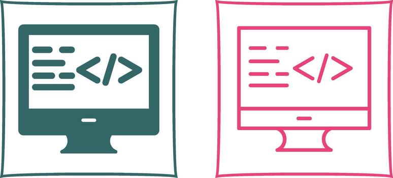 Coding Vector Icon