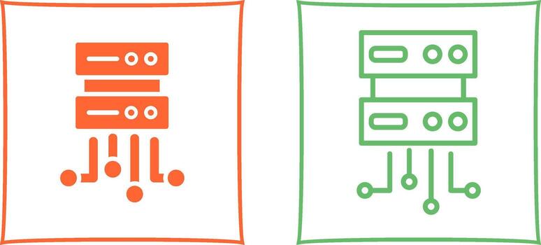 icono de vector de servidor