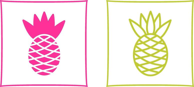 Pineapple Vector Icon