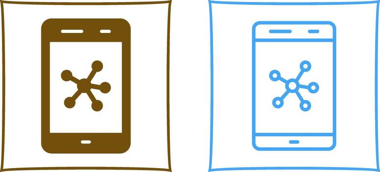 icono de vector de actividad de red