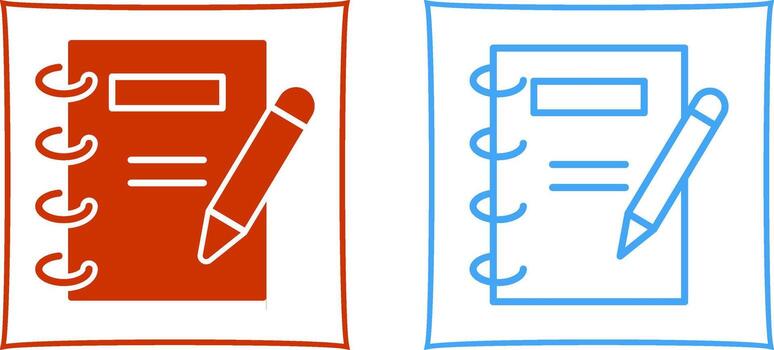 icono de vector de notas