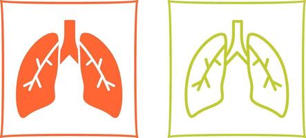 Lungs Vector Icon