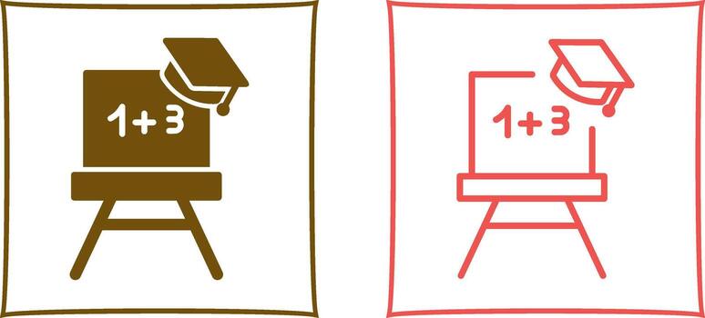 icono de vector de matemáticas