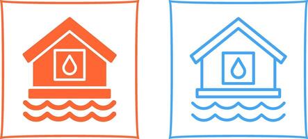 Water House Vector Icon