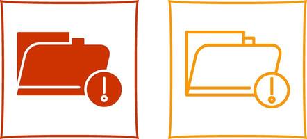 Vulnerable Folder Vector Icon