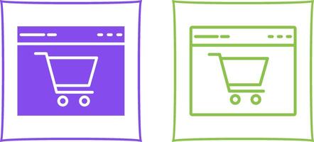 Ecommerce Website Vector Icon