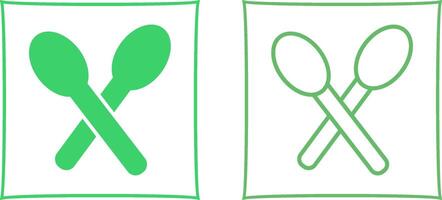 Spoons Vector Icon