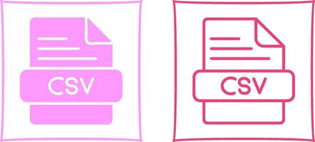 CSV Vector Icon