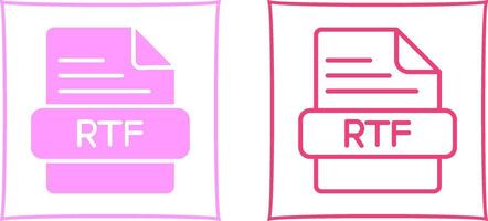 RTF Vector Icon