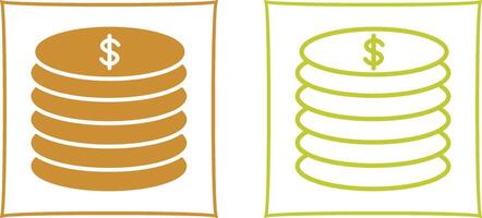 Stack of Coins Vector Icon