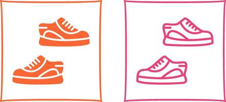 icono de vector de zapatillas