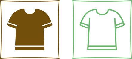 T Shirt with Lines Vector Icon