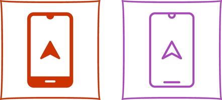 Mobile GPS Vector Icon