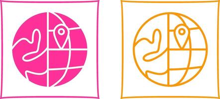 Location on Earth Vector Icon