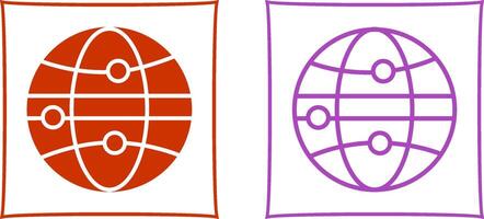 Globe III Vector Icon
