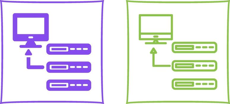 icono de vector de base de datos