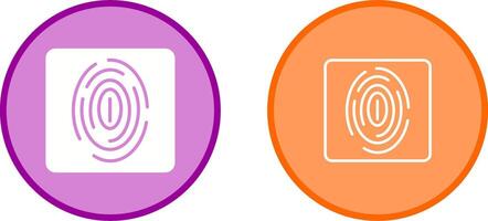 Fingerprint Vector Icon