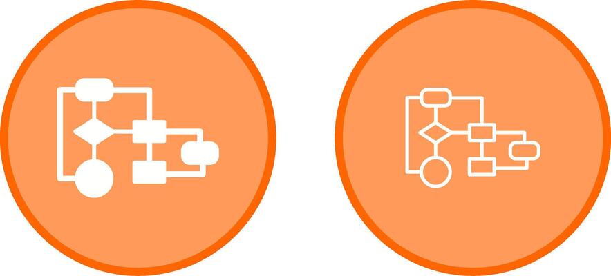 Flowchart Vector Icon