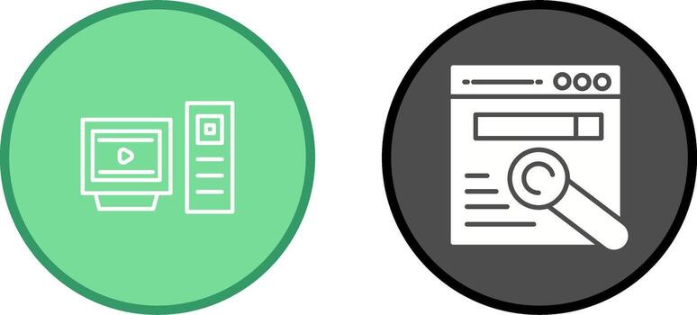 icono de vector de navegador