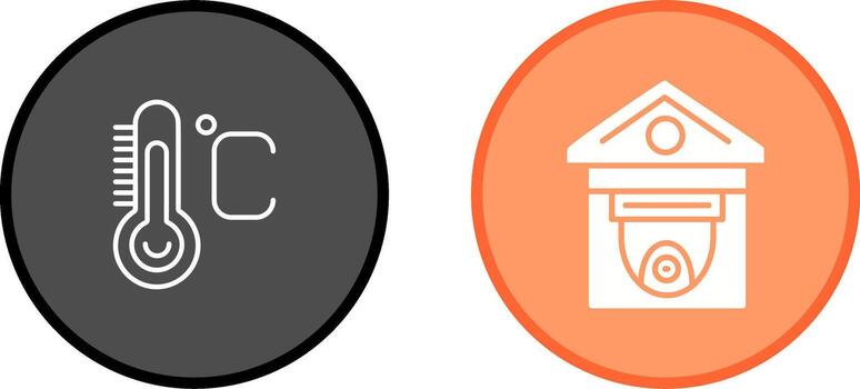 icono de vector de cámara de seguridad