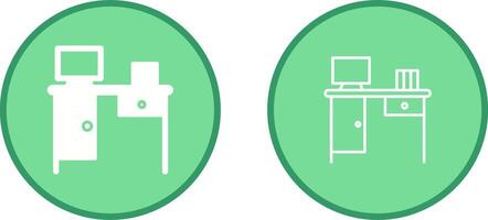 Working Table Vector Icon