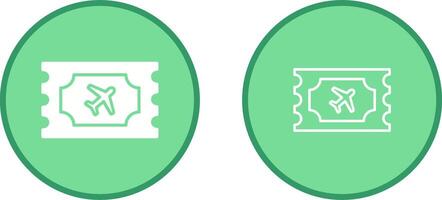 Plane Tickets Vector Icon