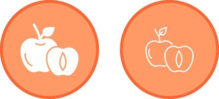 Apricot Vector Icon